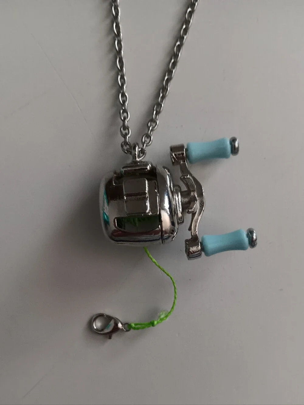 Mini Fishing Reel Necklace